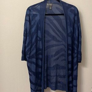 Chico’s navy cardigan